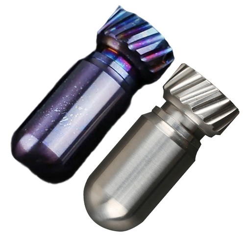 Wasserdichte Pure Ti Schlüsselanhänger Pillendose Ideal für Reisen und Campin - Bild 7 von 25
