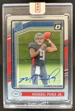 2024 Panini Donruss Optic Michael Penix Jr. Rated Rookie RPS Auto #/325 Falcons