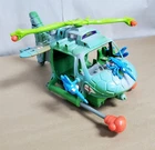 D-538 VINTAGE 1990 PLAYMATES TEENAGE MUTANT NINJA TURTLES TURTLECOPTER VEHICLE!