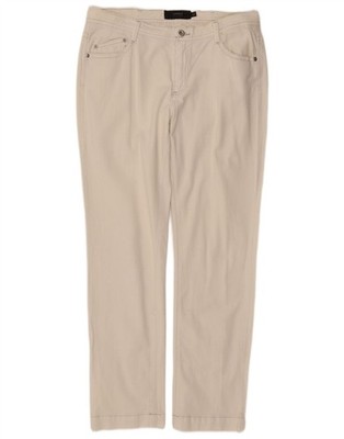CONBIPEL Womens Niama Slim Casual Trousers IT 46 Large W32 L28 Off White FC08