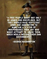 President George Washington Historical Quote  8x10 Picture Celebrity Print