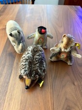 Steiff Animals: Joggi, Nosy, Nagy and Peggy
