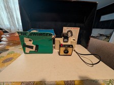 VINTAGE THE SWINGER POLAROID LAND CAMERA WHITE MODEL 20 W/BOX UNTESTED 1967 L 76