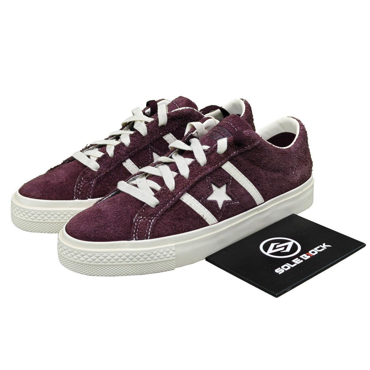 Converse One Star Academy Pro Burgundy Red Men Casual Lifestyle