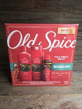 Old Spice BEARGLOVE The Holiday Edition Hair  Body Care 3 Piece Gift Set
