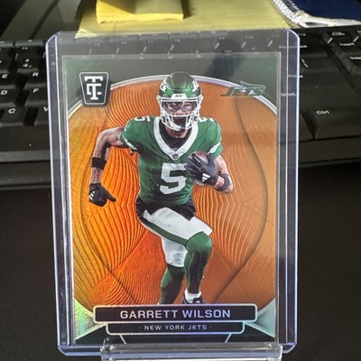2024 Panini Totally Certified Garrett Wilson #71 Mirror Platinum Orange /99 Jets