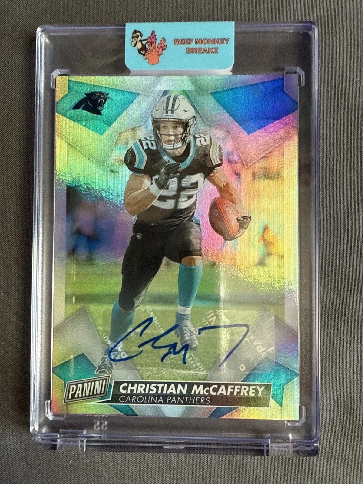 2019 Panini Day Christian McCaffrey Auto Autograph Signature Panthers 49ers RB