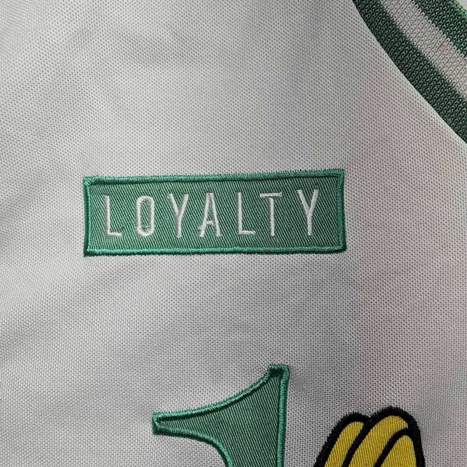 REMY BOYZ Trap Music Jersey Sz M Hong Kong Phooey #17 Loyalty Shirt Green White - Image 3 of 4