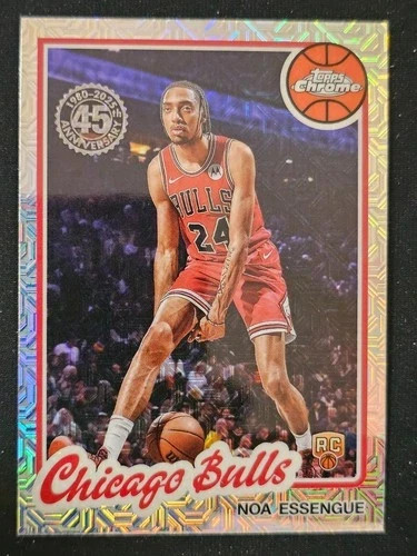 2025 Topps NBA Silver Pack Mojo Rookie NOA ESSENGUE No. TC-NE!
