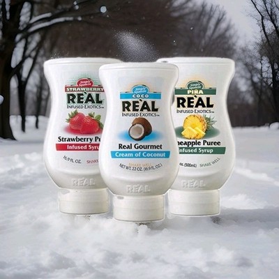 Rèal Infused Exotic Taste of Summer Variety Pk Cream Coconut Kiwi Passion Fruit
