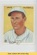 1983 Renata Galasso 1933 Goudey Reprints Jack Russell #123 READ 0f8