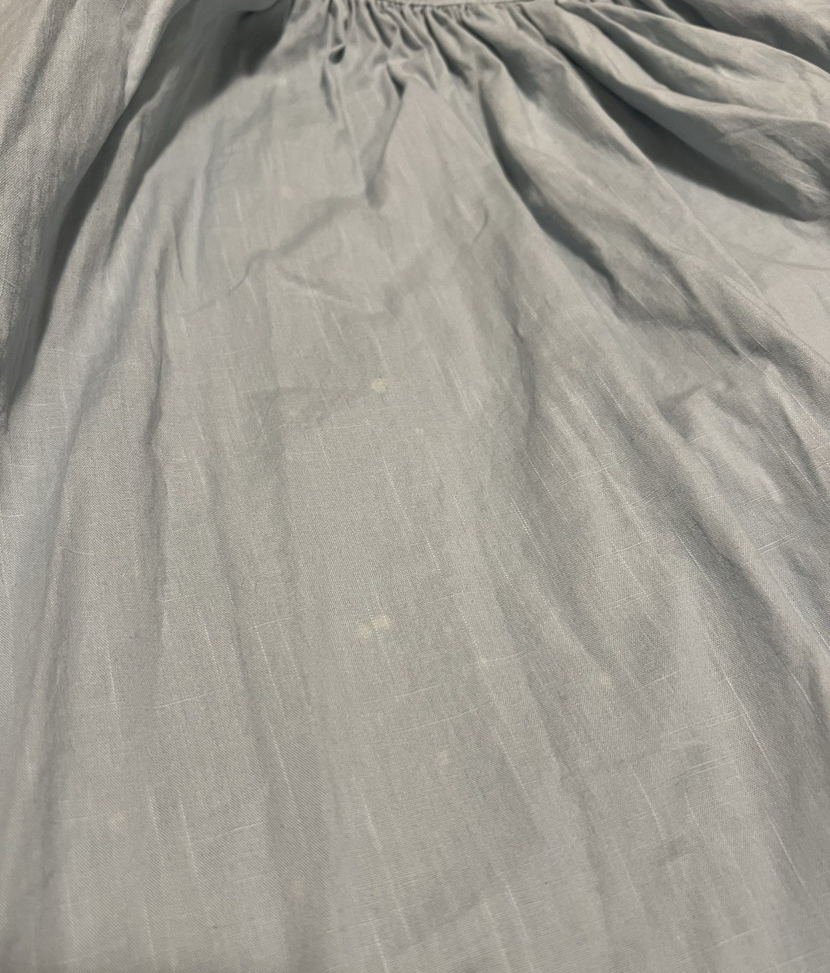 Kalita Andromeda Days Blue Maxi Dress Size XS/S Oversized Ruffle Cap Sleeve Tie