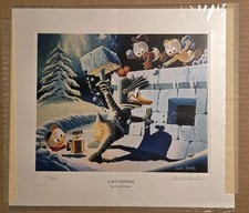 Carl Barks A Hot Defense Lithograph Signed S/N 501/595 Another Rainbow