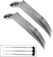 X-Men Wolverine Claws Pair TV Film Game Replica Blades Knives Swords