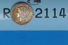 1943-D 10C MERCURY HEAD SILVER DIME Early US Type RAW-2114