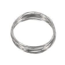 Titanium Wire, 10 Feet x 0.25mm 30 Gauge TC4 Titanium Soft Wire, Silver Tone