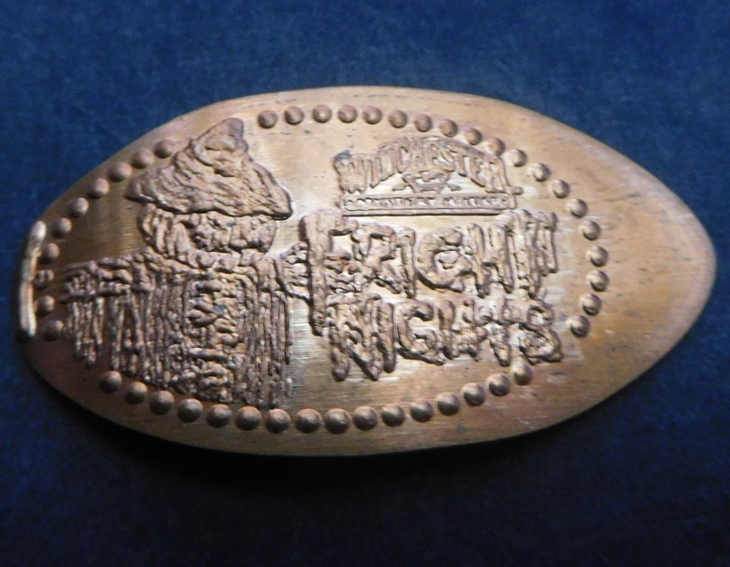 Winchester Mystery House Fright Nights Retired Copper Elongated Penny