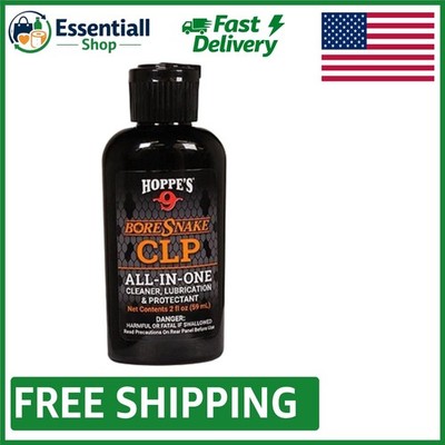 2 oz Hoppe's Boresnake CLP with Pinpoint Applicator for Enhanced Firearm Care