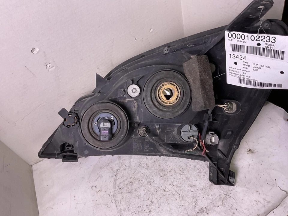 Conjunto Faro LEXUS GX470 Derecho 03 04 05 06 07 08 09 Foto 3 de 3