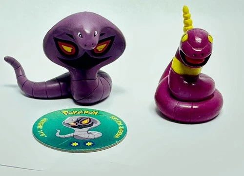 TOMY Pokemon CGTSJ Vintage Figure ARBOK + EKANS 1999 Original Nintendo
