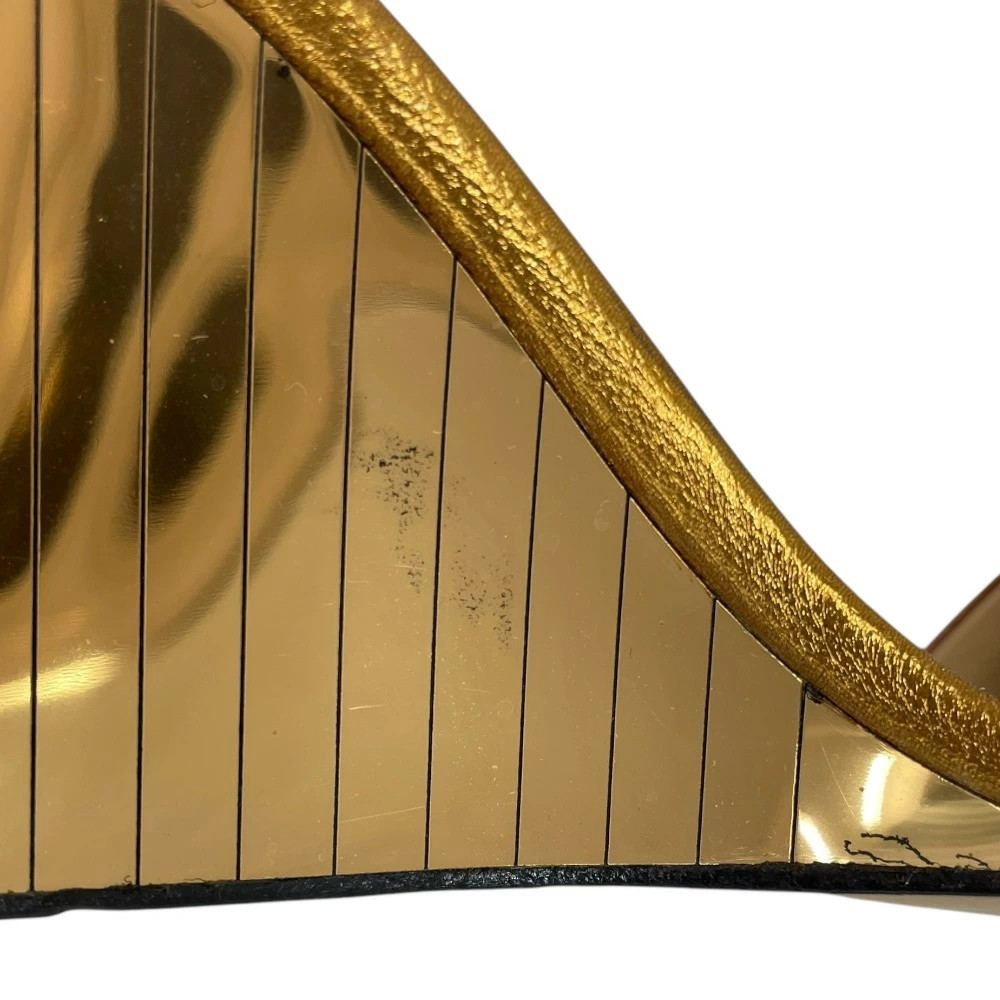 GUCCI Suede Leather Wedge Sole Ankle Strap Sandals 38 24cm Equivalent Brown GLad thumbnail 18