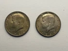 Lot Of Two (2) 1964 UNC Kennedy Half Dollar 90% Silver - P