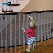 Stairway Net Baby Gate for Stairs with No Drilling Baby Safety Banister Guard