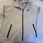 Nike Sportswear Tech Fleece Full-Zip Hoodie Heather Grey Size Large — photo 1
