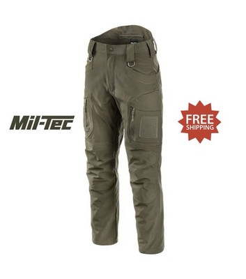 Mil-Tec Assault Softshell Pants Outdoor Tactical - Ranger Green - Size XL - NWT