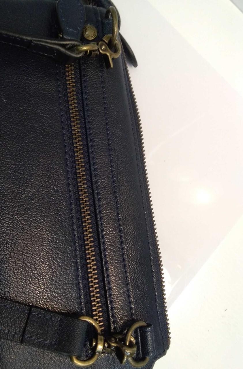 Functional Mini Shoulder Bag Model Amuse Navy DAK… - image 11