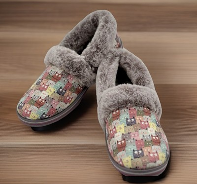 Bobs By Skechers Cat Slippers Bobs Skechers Too Cozy Slippers Gray