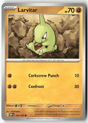 Larvitar 105/197 Obsidian Flames Common