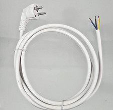 Stromkabel mit Stecker Strom Anschlusskabel Kabel Schuko Zuleitung 3x1,5mm² 2m 
