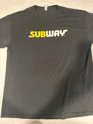 Subway Employee Shirt 2022 Restaurant Uniform Graphic Front Logo