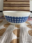 Vintage Pyrex Blue Dot Mixing Bowl, Pyrex 403 2 1/2 Quart, Pyrex Mixing Bowl
