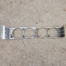 1969 Impala Head Light Bezels Trim Grill Extensions Moldings Non Hidden Lamp 1969 Impala Head Light Bezels Trim Grill Extensions Moldings Non Hidden Lamp
