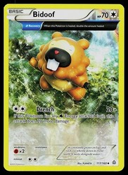 Bidoof (Alpha) 117/160 XY - Primal Clash