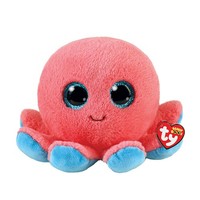 "Ty Beanie Boos, \"Sheldon\", Korallen-Oktopus, Ca 15 Cm"