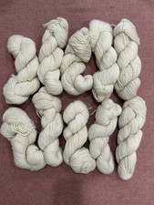 Undyed Natural Wool Yarn Worsted Weight Appro...