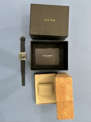 BALTIC Hermetique Tourer 37mm Blue Dial Automatic Watch 150M - Box
