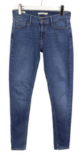 LEVI's 710 Super Skinny Jeans Women's W28 L28 Faded Whiskers Zip Fly Stretch