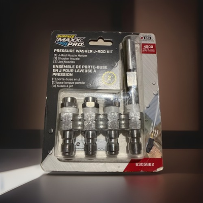 #ad NEW Surface Maxx Pro Pressure Washer J Rod Nozzle Kit 6305862 D3 $69.00
