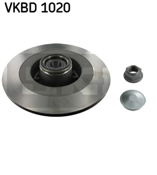 2X SKF Bremsscheibe Vkbd 1020 FüR Laguna Renault DT0 Dci 16V Turbo DT01 DT08-image