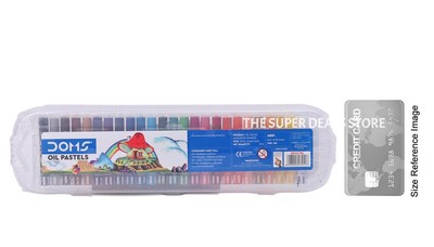 New Doms OIL PASTELS 25 Shades (EN 71-3) Free Tool Kids Colour Art Supplies GIFT