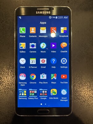 Samsung Galaxy Note 3 SM-N900 13MP GSM Unlocked LTE 4G 5.7'' 3GB Smartphone Good