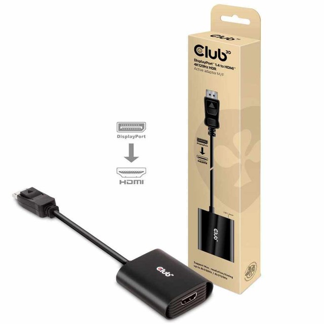Club Dp1.4 to HDMI 2.1 4k 120h for sale 