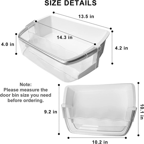 Left Door Shelf Bin AAP73252302 For Kenmore Elite Sears 79572053118 79572043111