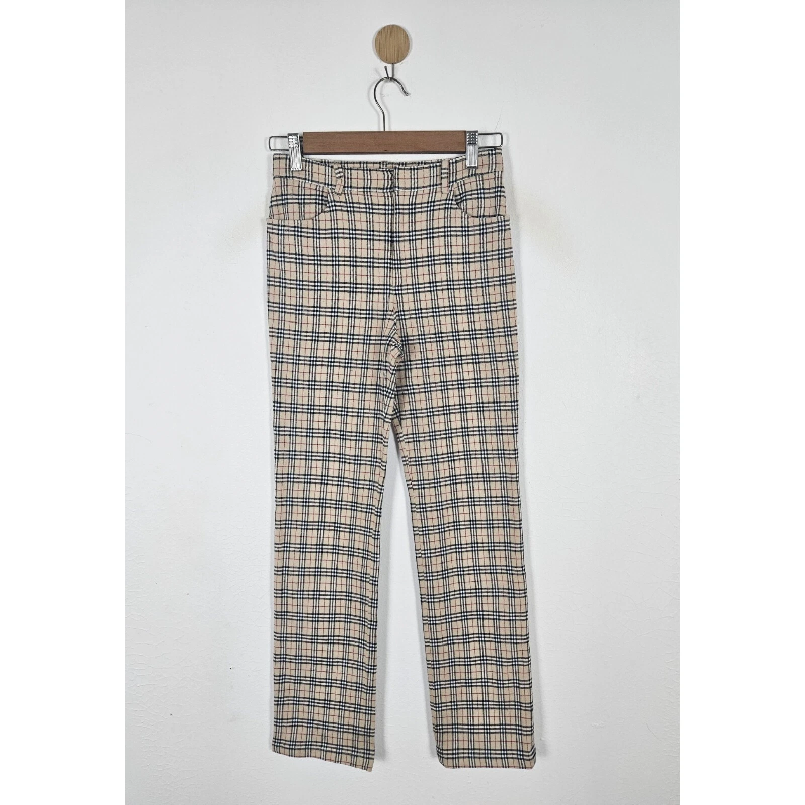 Pantaloni donna Burberry Blue Label London check Nova