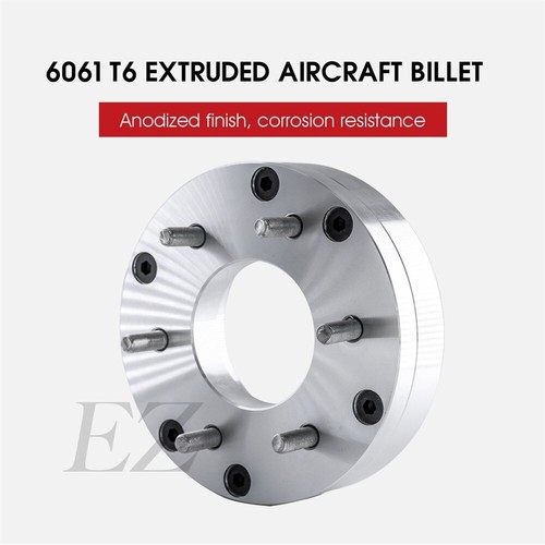 4 Wheel Adapters 5 Lug 5.5 To 6 Lug 135 Spacers 5x5.5/6x135 2" - Picture 3 of 6