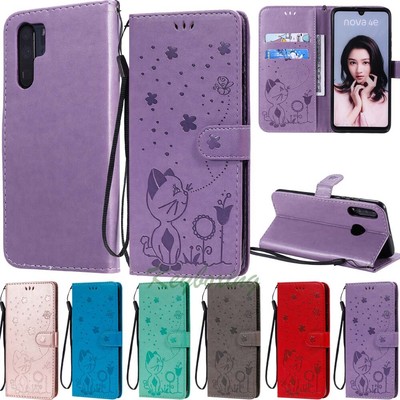 For Huawei P30 Lite P20 Pro Honor 10 Lite Wallet Card Holder Leather Case Cover